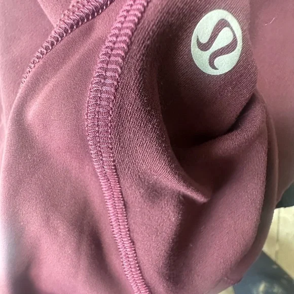 Lululemon Athletica Deep Maroon Leggings Burgundy - Picture 11 of 13